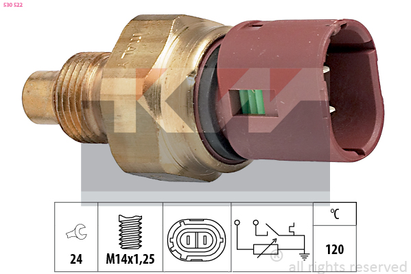 Senzor,temperatura lichid de racire 530 522 KW